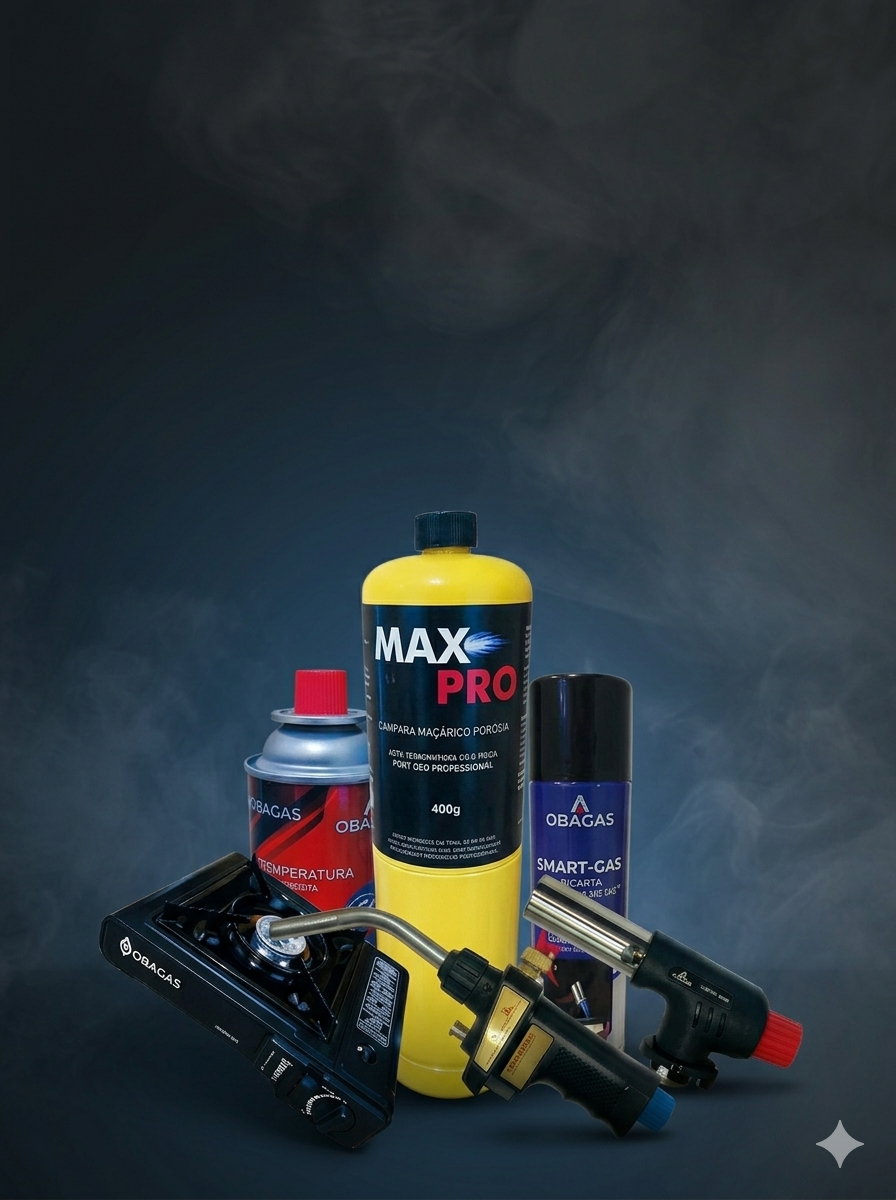 GASES MAÇARICOS E FOGAREIROS